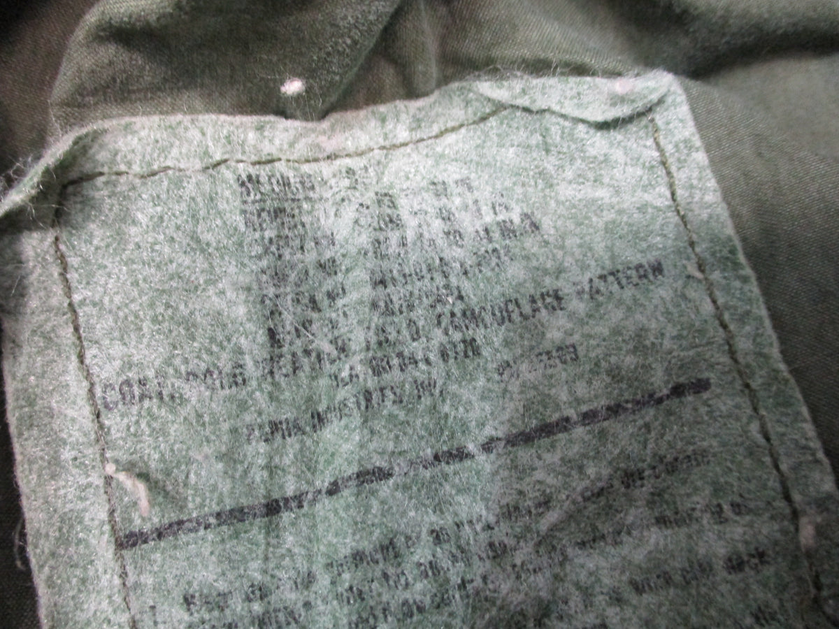 USGI M-65 Woodland M81 Field Jacket Approx Medium Regular Engineer School SSG