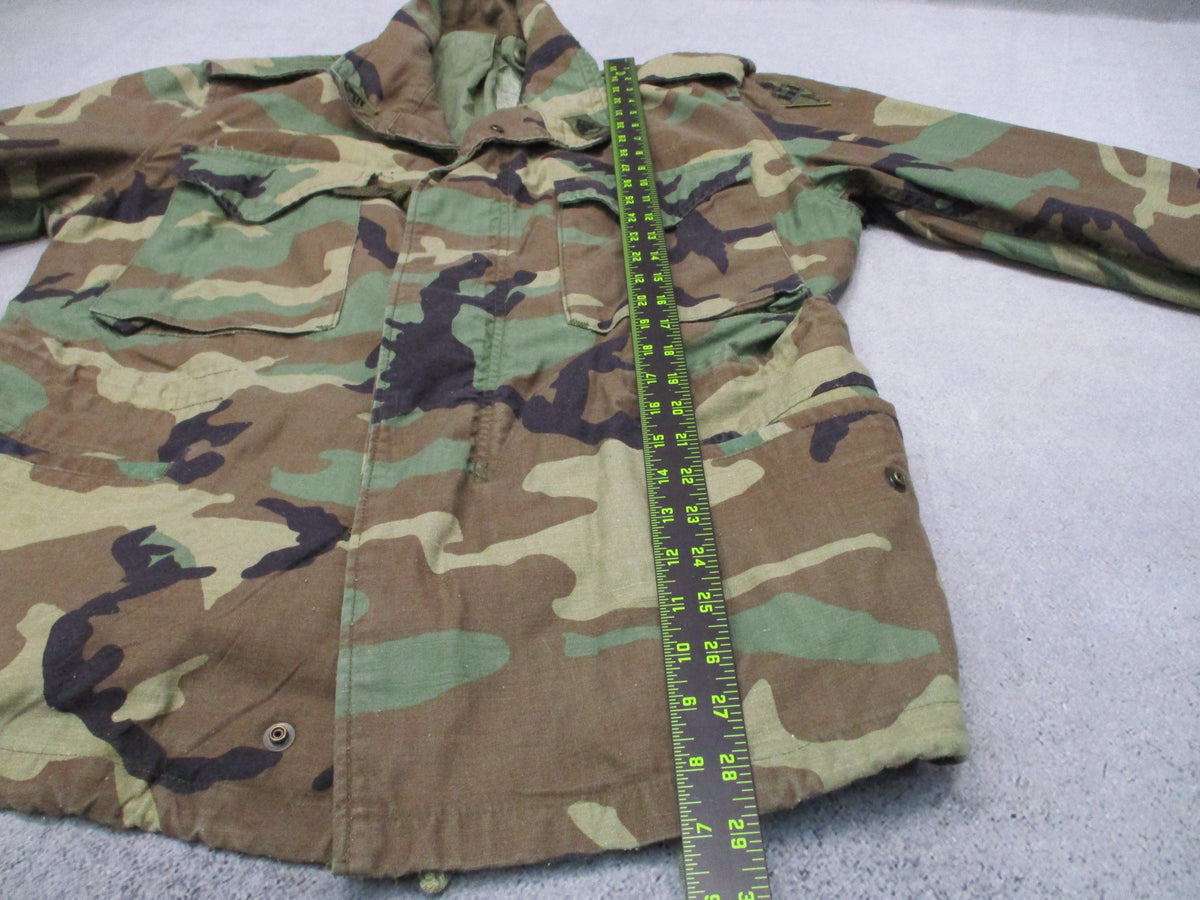 USGI M-65 Woodland M81 Field Jacket Approx Medium Regular Engineer School SSG