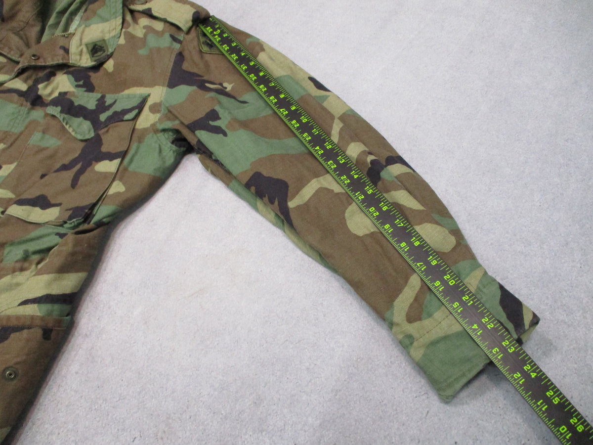 USGI M-65 Woodland M81 Field Jacket Approx Medium Regular Engineer School SSG