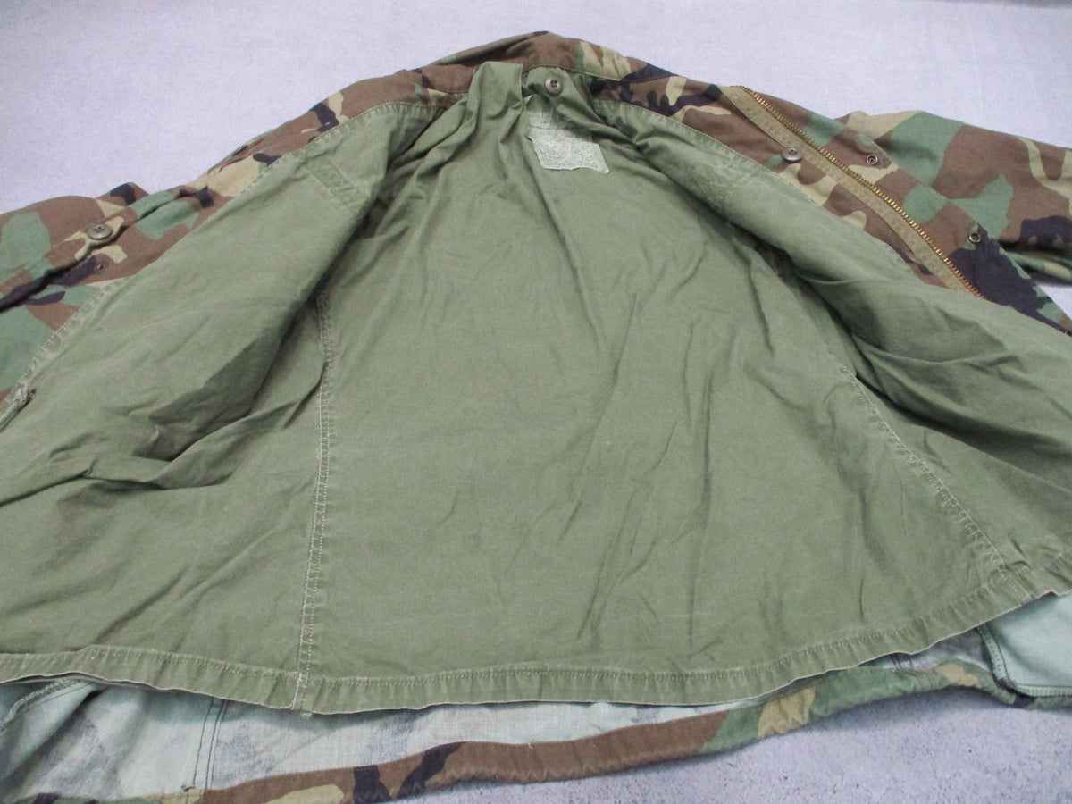 USGI M-65 Woodland M81 Field Jacket Approx Medium Regular Engineer School SSG