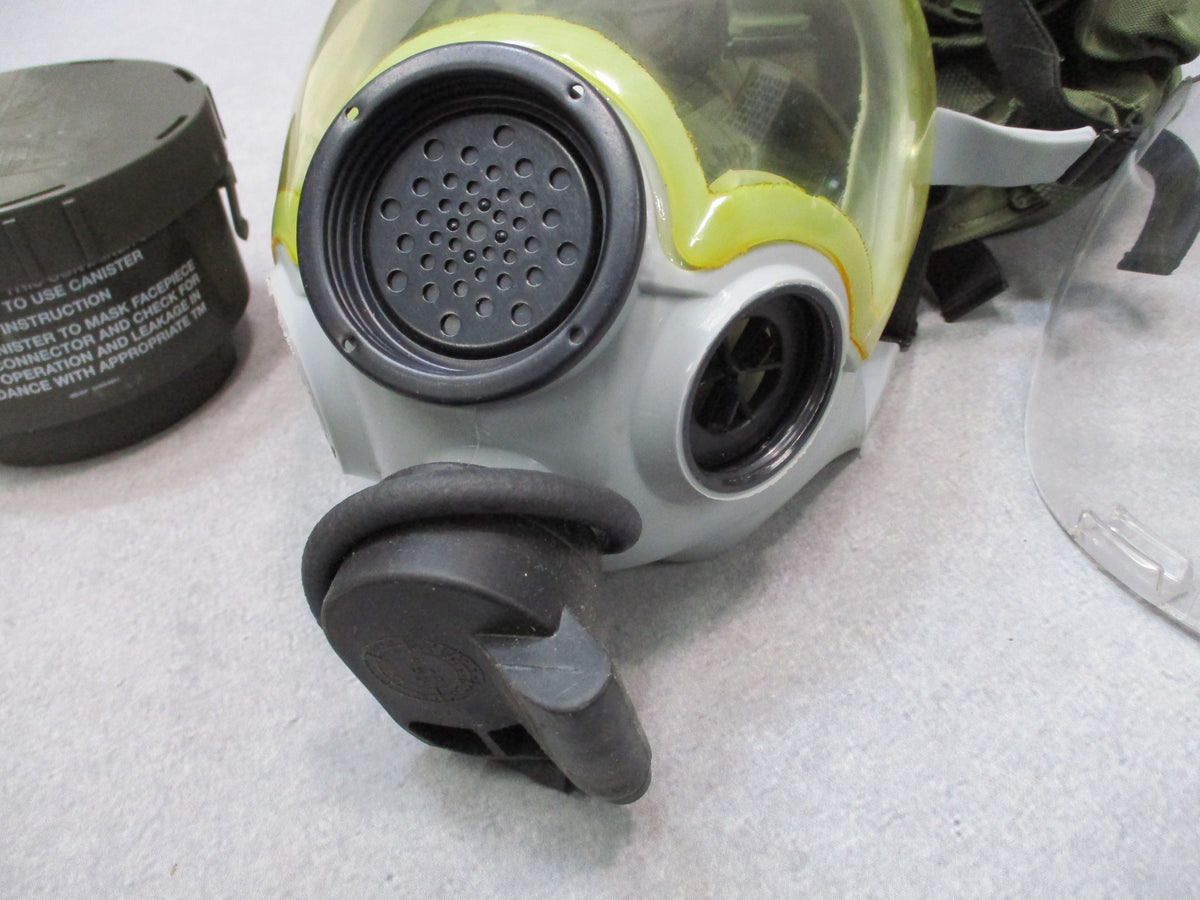 MSA Millennium Gas Mask Large with Carry Bag Outsert Sealed Old Stock Filter
