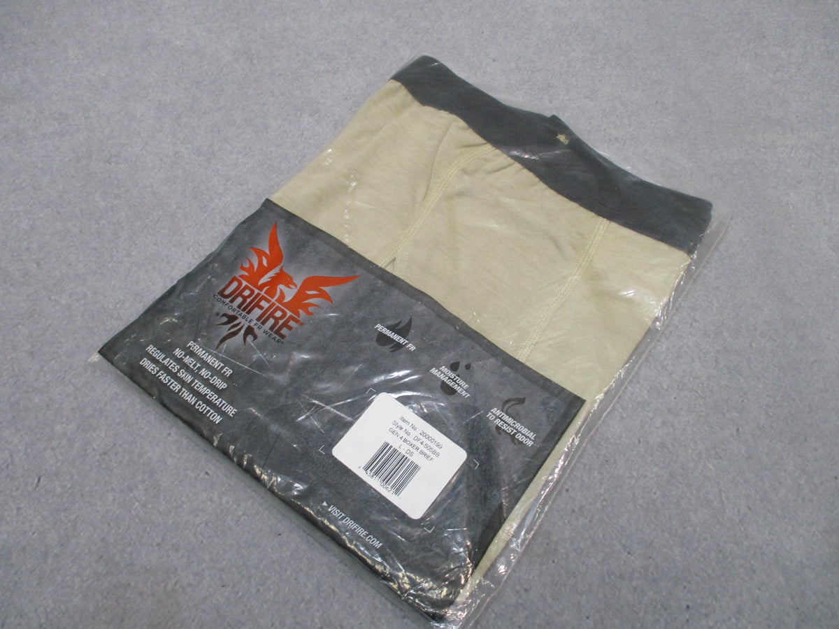 Drifire Flame Resistant Briefs Large Tan Made in USA New — IMG_2317.JPG