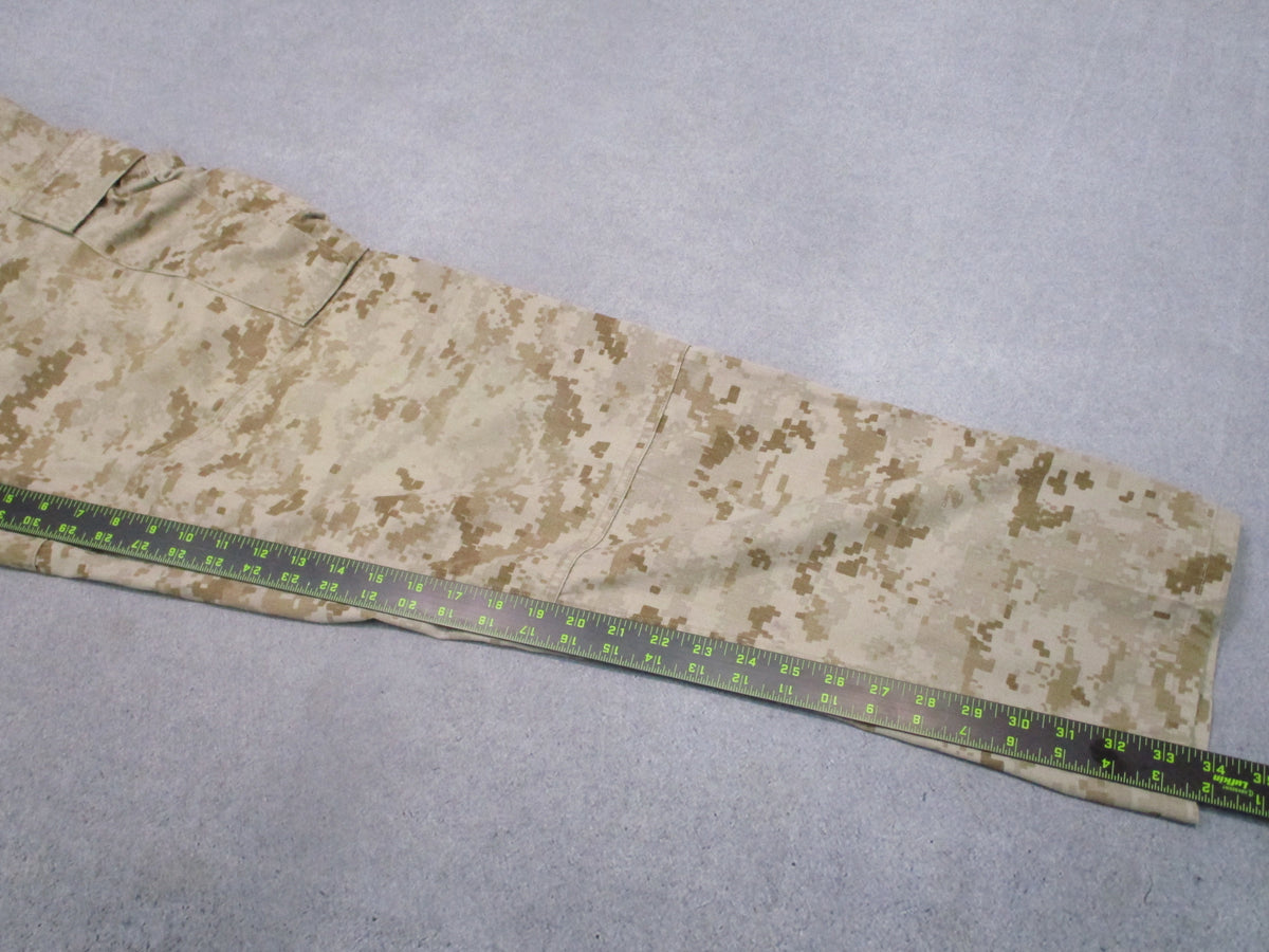 USMC Desert MARPAT MCCUU Trousers Medium Long 8415-01-484-2505 Used Repair
