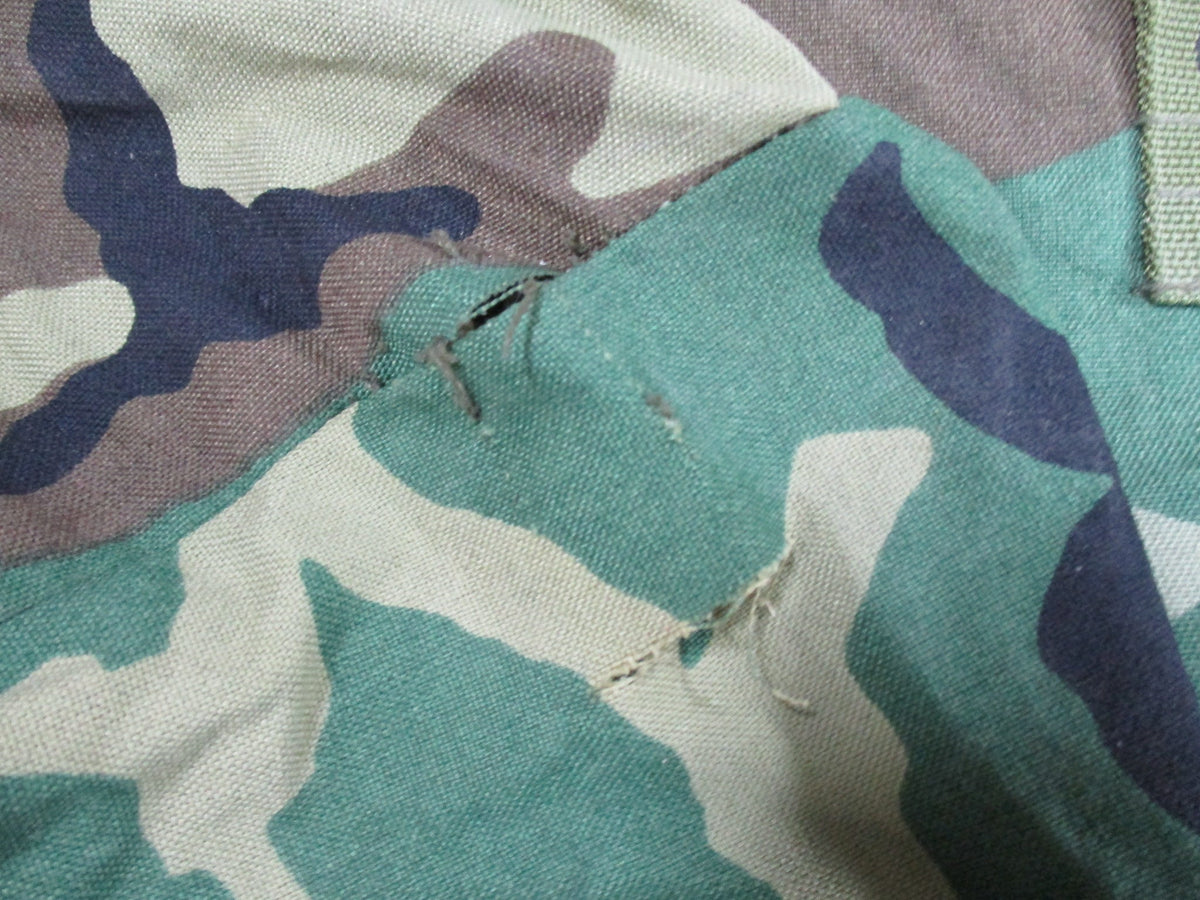 USGI Sewing Project 4 Woodland Camo Ensemble Bags Damaged Repair Fabric Lot