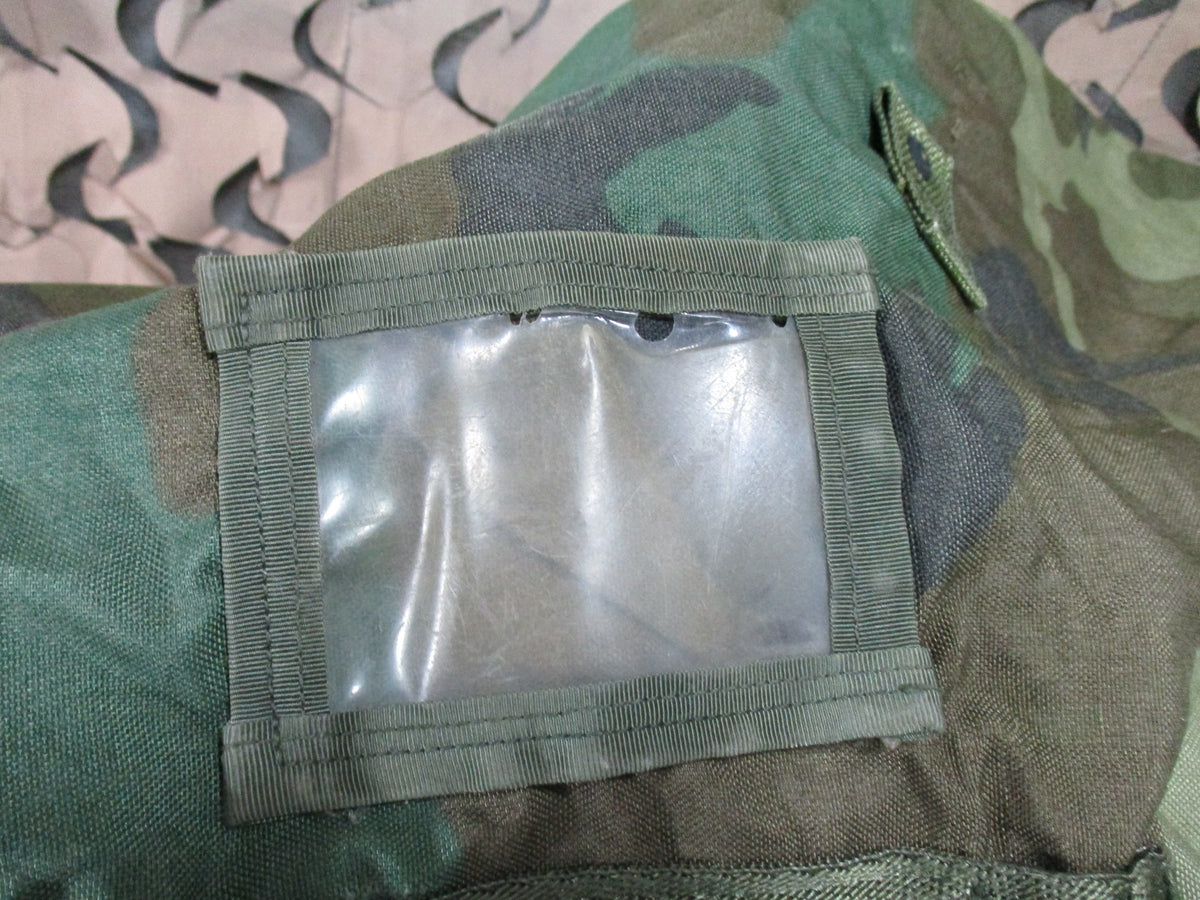 USGI Sewing Project 4 Woodland Camo Ensemble Bags Damaged Repair Fabric Lot