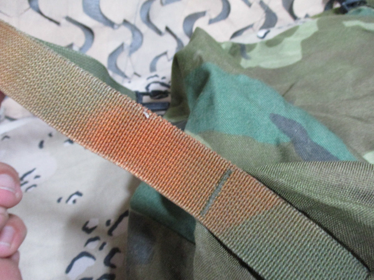 USGI Sewing Project 4 Woodland Camo Ensemble Bags Damaged Repair Fabric Lot