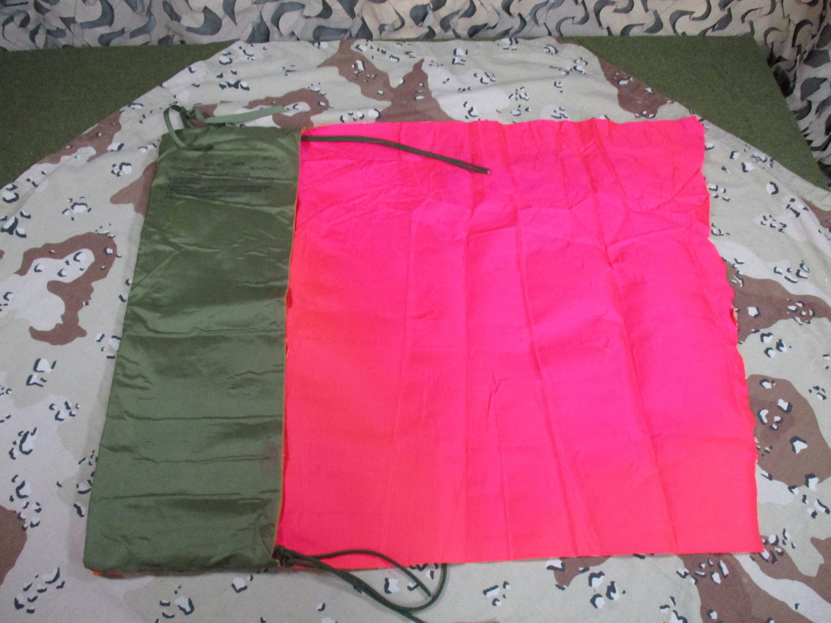 USGI VS-17 GVX Signal Panel Orange Pink Military Surplus Cut End Straps Fair