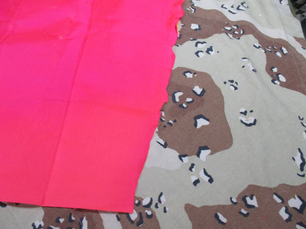 USGI VS-17 GVX Signal Panel Orange Pink Military Surplus Cut End Straps Fair
