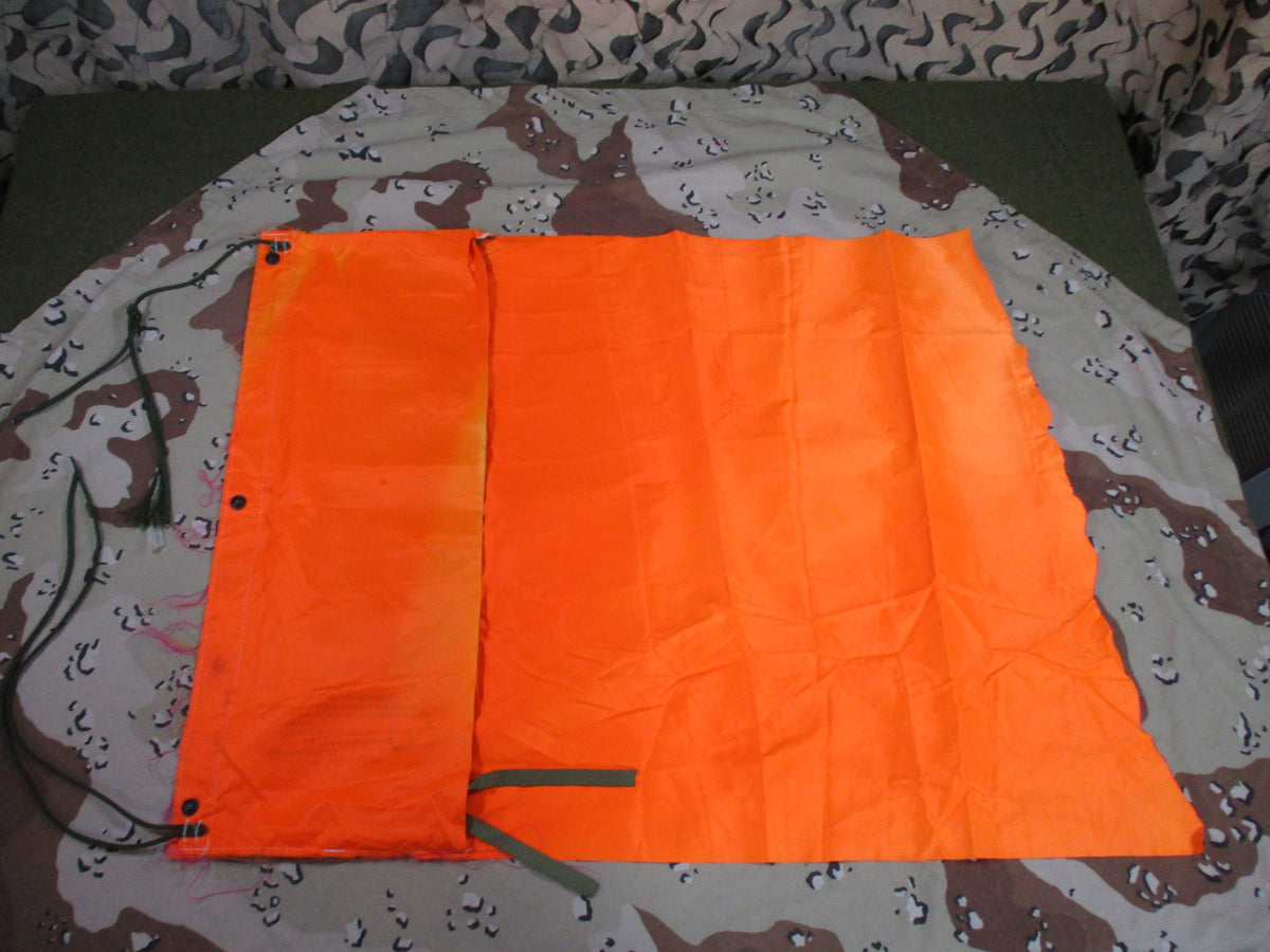 USGI VS-17 GVX Signal Panel Orange Pink Military Surplus Cut End Straps Fair