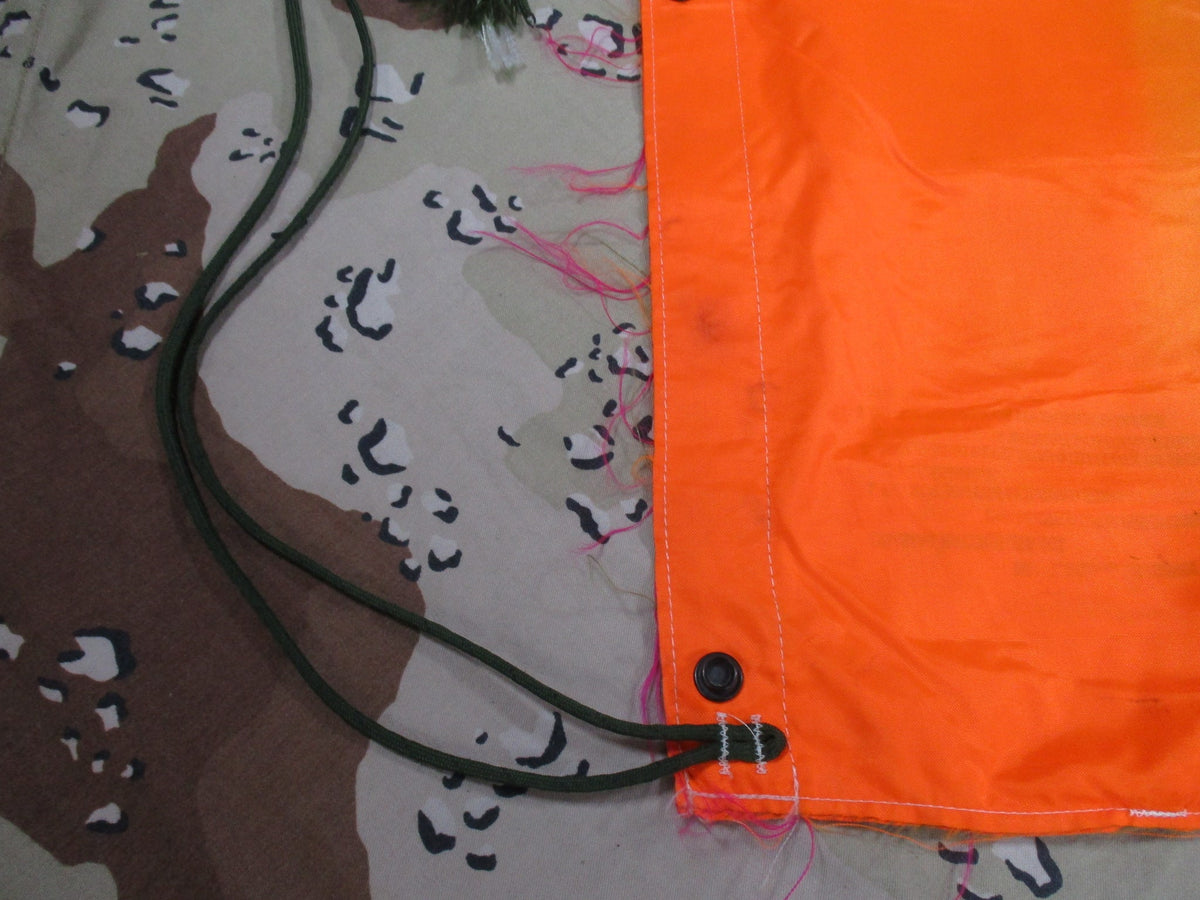 USGI VS-17 GVX Signal Panel Orange Pink Military Surplus Cut End Straps Fair