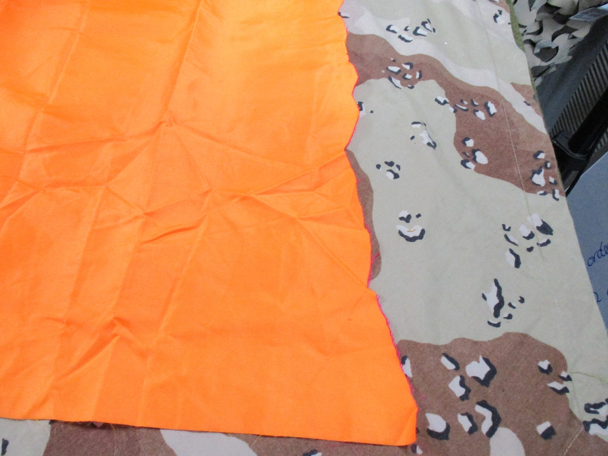 USGI VS-17 GVX Signal Panel Orange Pink Military Surplus Cut End Straps Fair