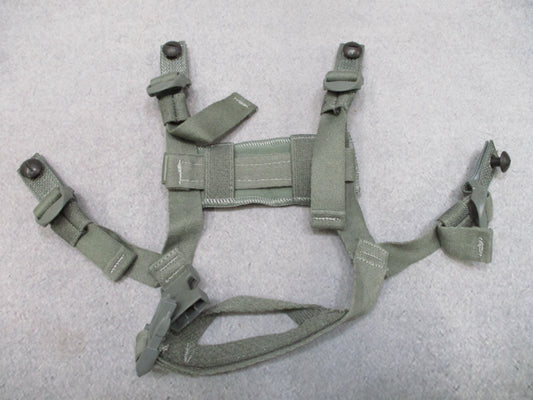 USGI ACH Helmet Chin Strap Foliage Green Hardware NSN 8470-01-530-0868 New