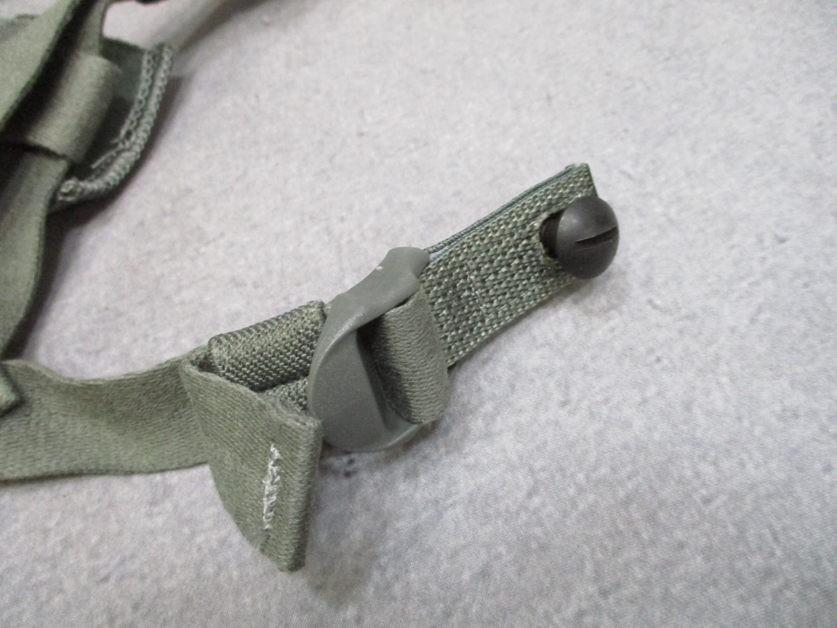 USGI ACH Helmet Chin Strap Foliage Green Hardware NSN 8470-01-530-0868 New