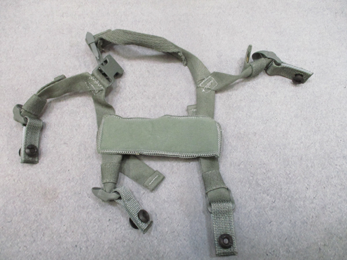 USGI ACH Helmet Chin Strap Foliage Green Hardware NSN 8470-01-530-0868 New