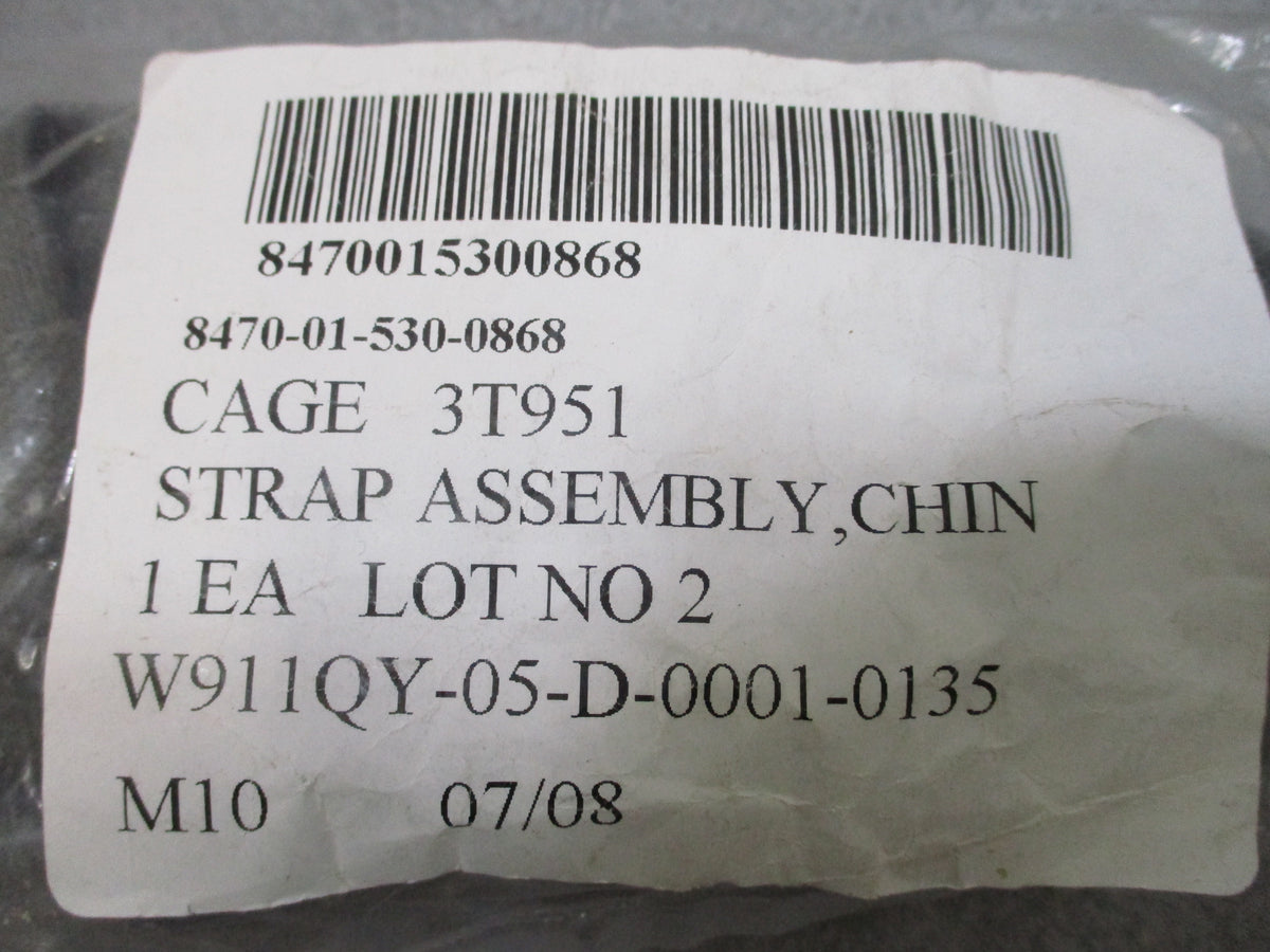 USGI ACH Helmet Chin Strap Foliage Green Hardware NSN 8470-01-530-0868 New