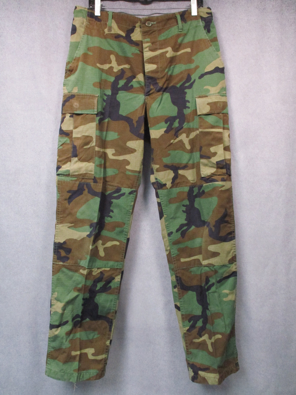 Propper Woodland Camo BDU Pants Medium Long 50/50 NyCo Ripstop Cargo Trousers - Centex Military Gear