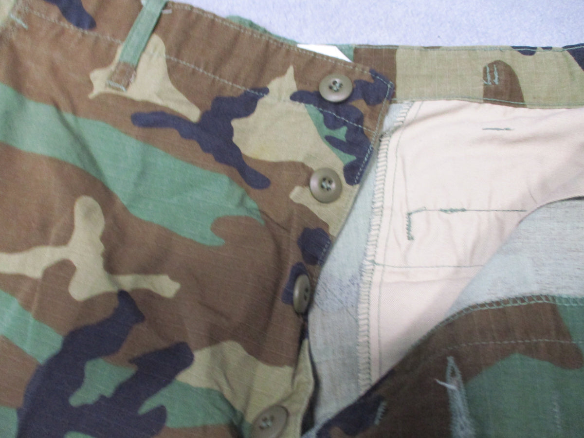 Propper Woodland Camo BDU Pants Medium Long 50/50 NyCo Ripstop Cargo Trousers - Centex Military Gear