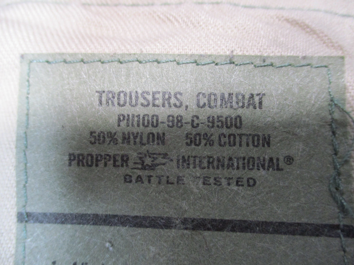 Propper Woodland Camo BDU Pants Medium Long 50/50 NyCo Ripstop Cargo Trousers - Centex Military Gear