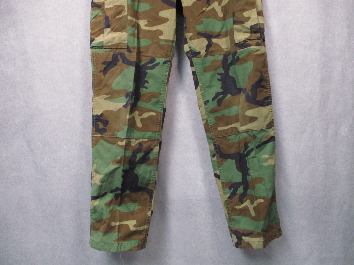 Propper Woodland Camo BDU Pants Medium Long 50/50 NyCo Ripstop Cargo Trousers - Centex Military Gear