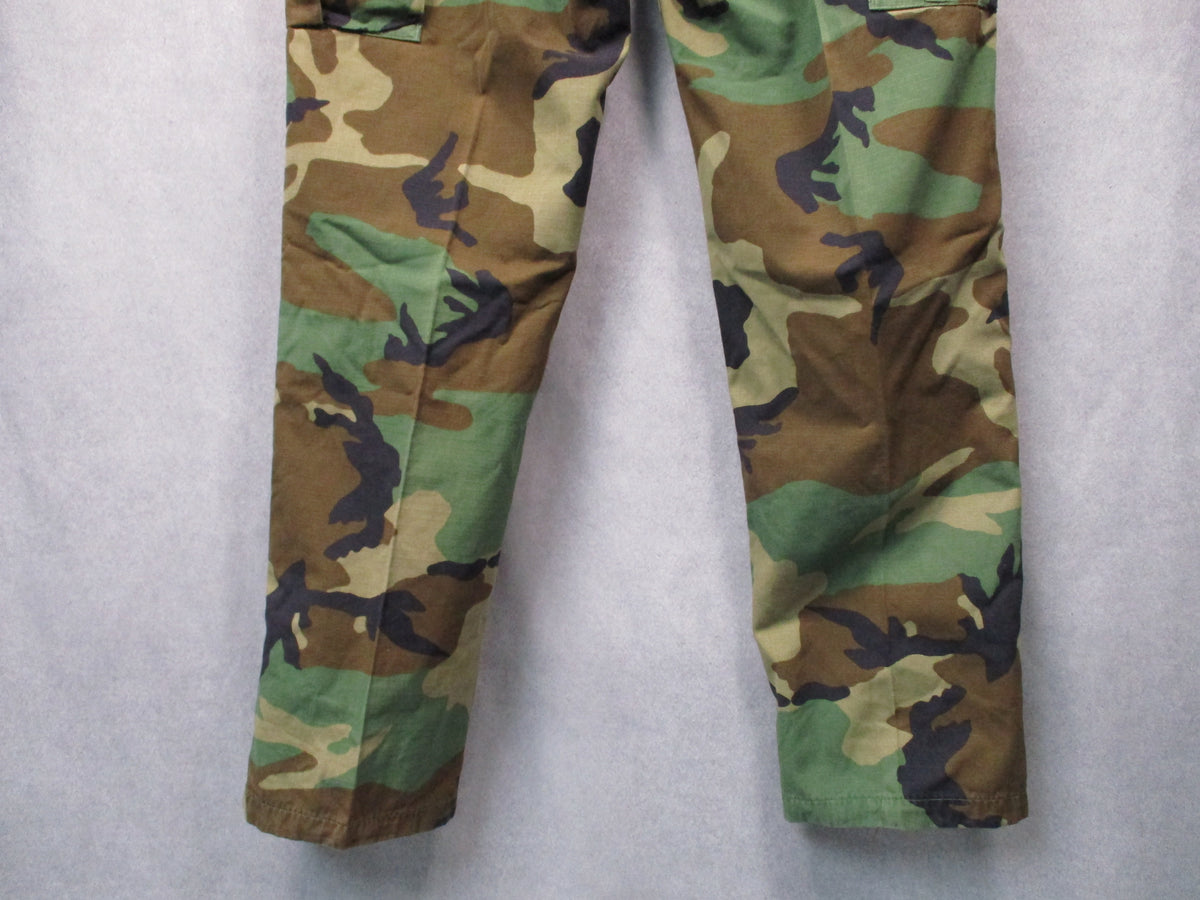 Propper Woodland Camo BDU Pants Medium Long 50/50 NyCo Ripstop Cargo Trousers - Centex Military Gear