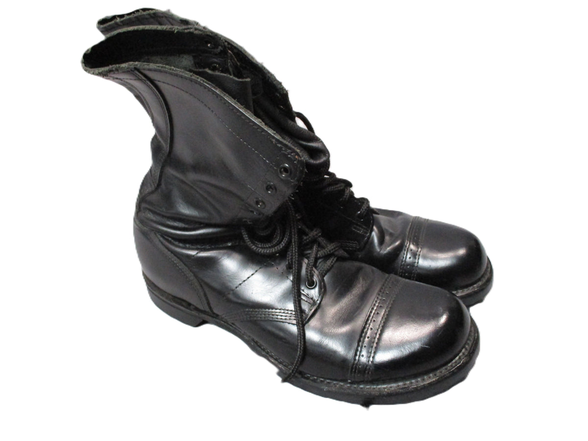 Corcoran 1500 Jump Boots Men's 12 D Black Leather Cap Toe Lace Up Made in USA - Centex Military Gear