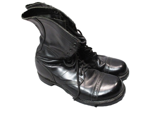 Corcoran 1500 Jump Boots Men's 12 D Black Leather Cap Toe Lace Up Made in USA - Centex Military Gear