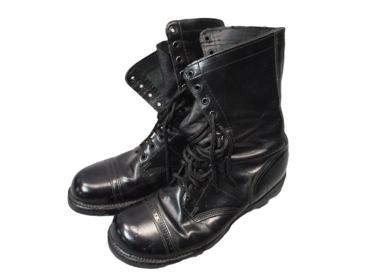 Corcoran 1500 Jump Boots Men's 12 D Black Leather Cap Toe Lace Up Made in USA - Centex Military Gear