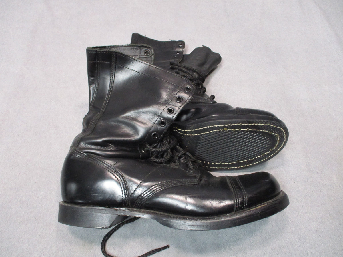 Corcoran 1500 Jump Boots Men's 12 D Black Leather Cap Toe Lace Up Made in USA - Centex Military Gear