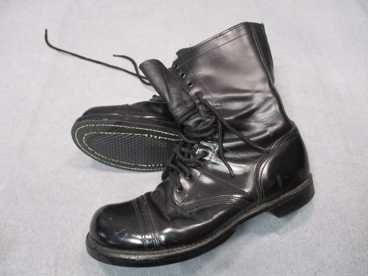 Corcoran 1500 Jump Boots Men's 12 D Black Leather Cap Toe Lace Up Made in USA - Centex Military Gear