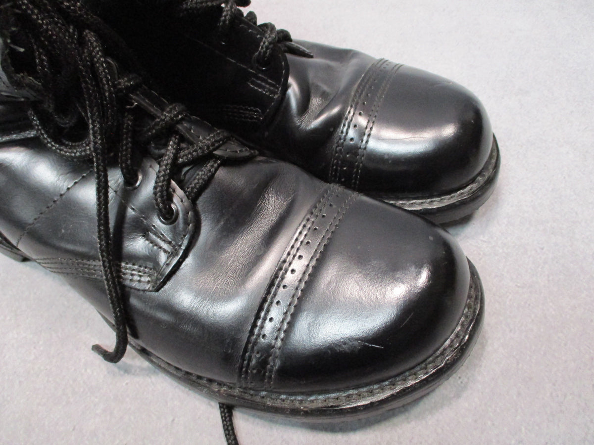 Corcoran 1500 Jump Boots Men's 12 D Black Leather Cap Toe Lace Up Made in USA - Centex Military Gear