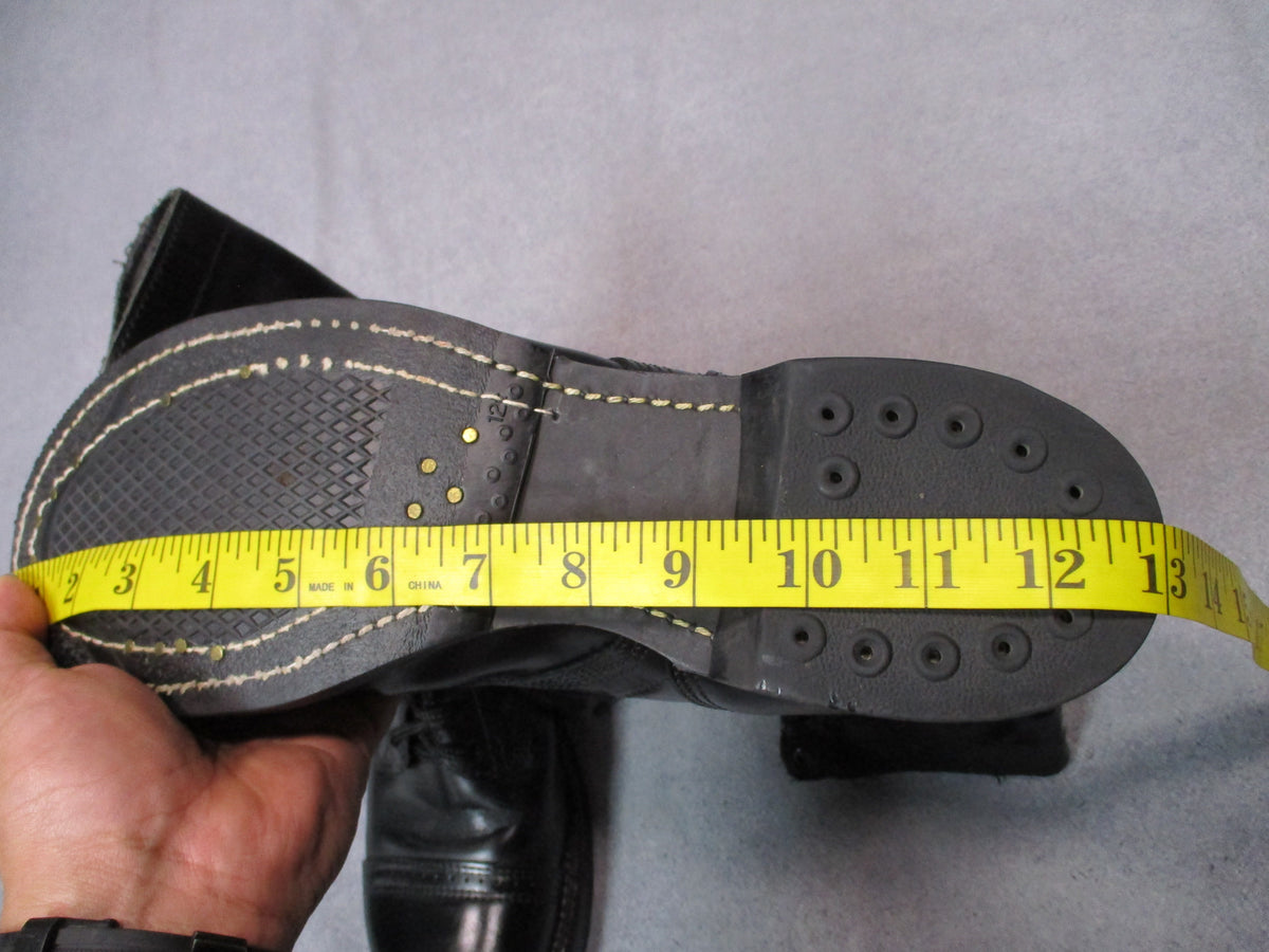Corcoran 1500 Jump Boots Men's 12 D Black Leather Cap Toe Lace Up Made in USA - Centex Military Gear