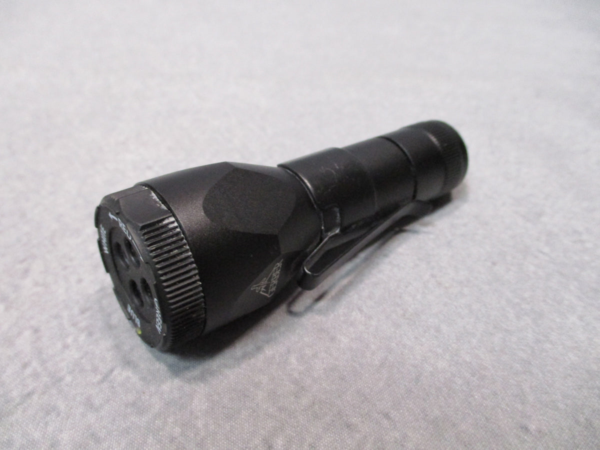 Gerber Recon 4 Color LED Task Flashlight Black White Red Green Blue AA Working - Centex Military Gear