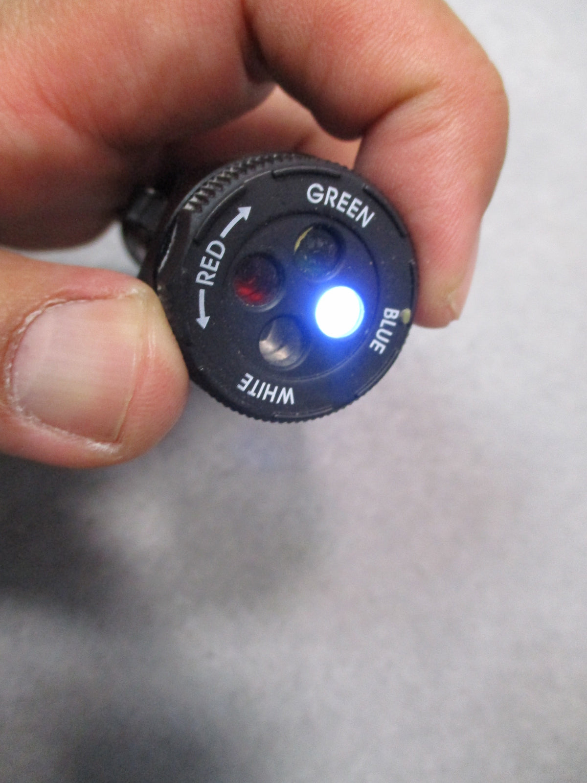 Gerber Recon 4 Color LED Task Flashlight Black White Red Green Blue AA Working - Centex Military Gear