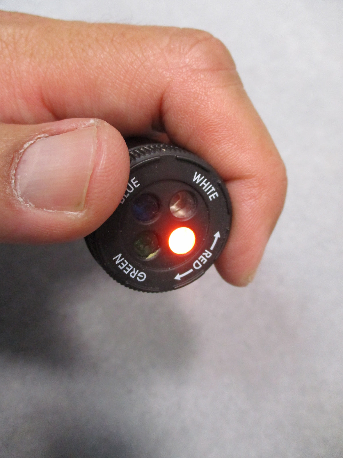 Gerber Recon 4 Color LED Task Flashlight Black White Red Green Blue AA Working - Centex Military Gear