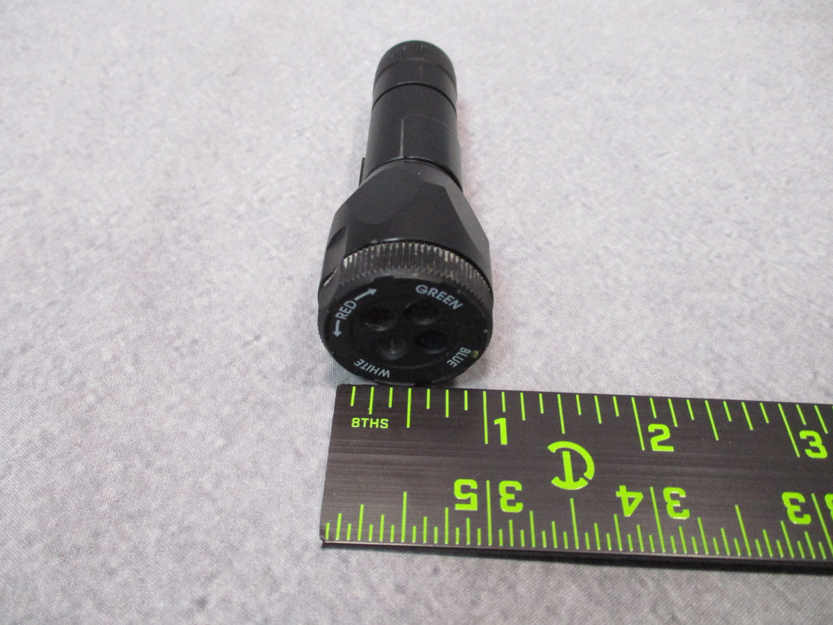 Gerber Recon 4 Color LED Task Flashlight Black White Red Green Blue AA Working - Centex Military Gear
