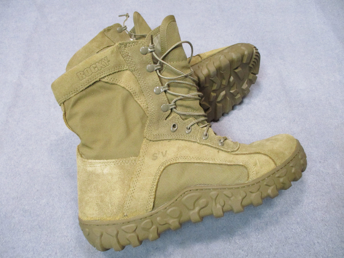Rocky S2V RKC100 Boots Men's 12 M Coyote 600g Insulated USA Made Vibram Combat - Centex Military Gear