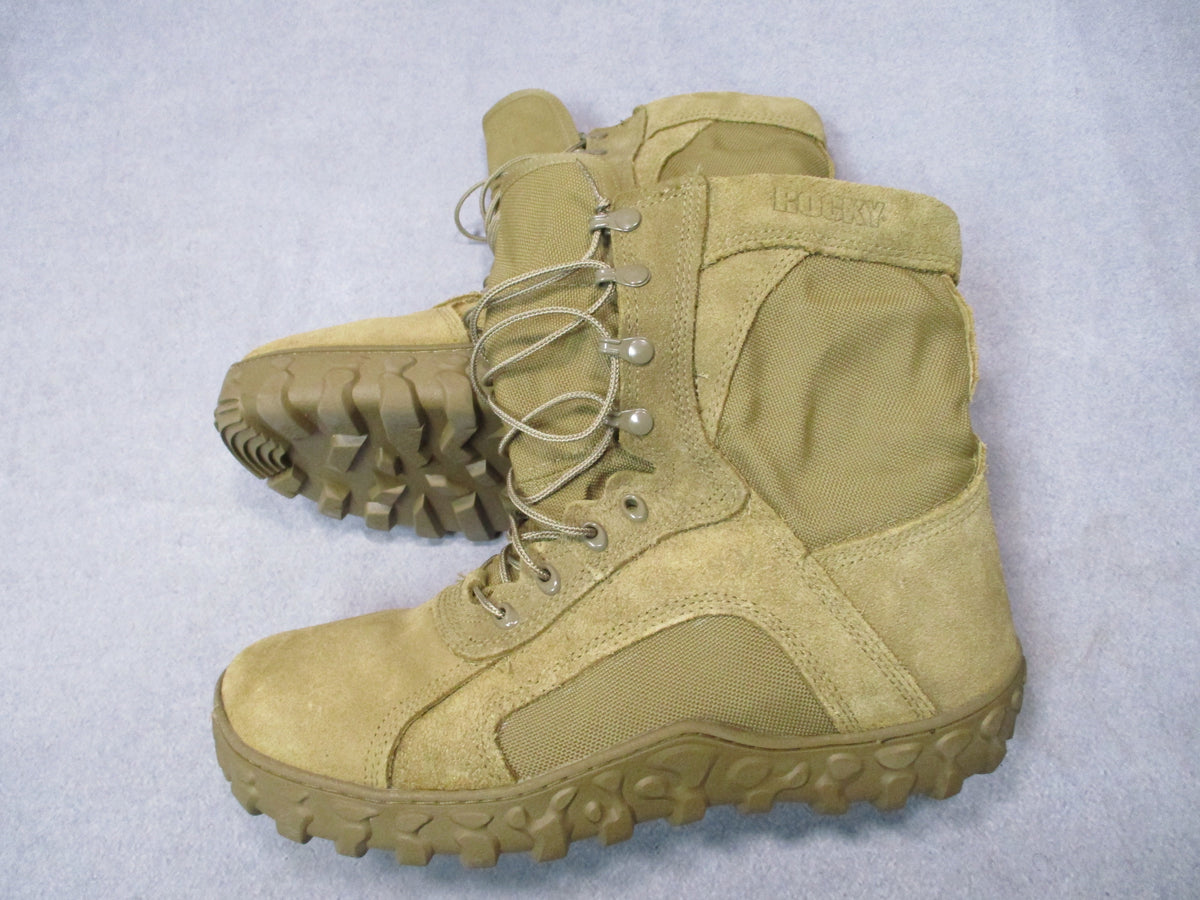 Rocky S2V RKC100 Boots Men's 12 M Coyote 600g Insulated USA Made Vibram Combat - Centex Military Gear