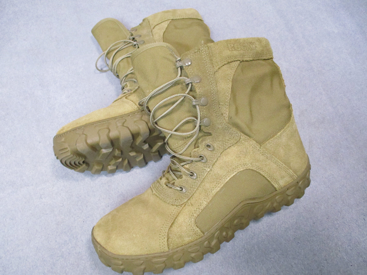 Rocky S2V RKC100 Boots Men's 12 M Coyote 600g Insulated USA Made Vibram Combat - Centex Military Gear