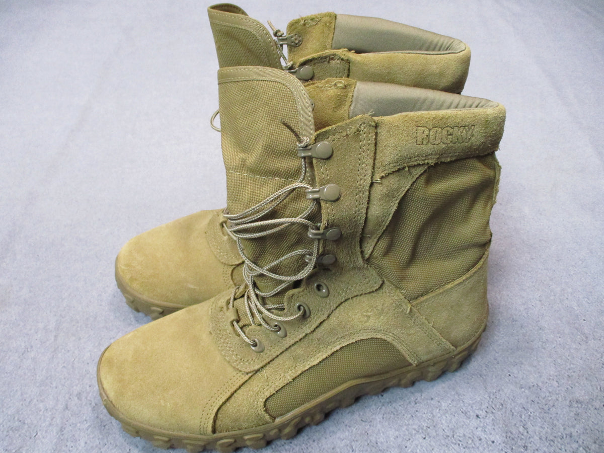 Rocky S2V RKC100 Boots Men's 12 M Coyote 600g Insulated USA Made Vibram Combat - Centex Military Gear