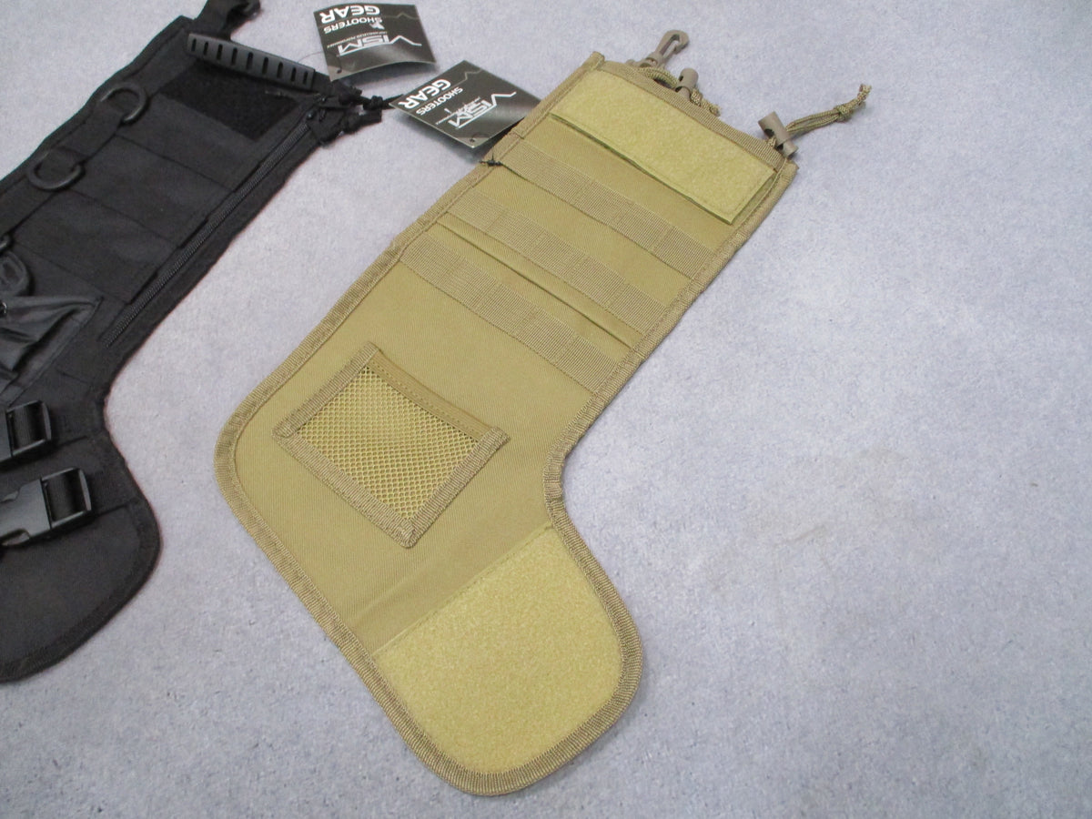 VISM NcSTAR Tactical Christmas Stockings 2PK Black Tan MOLLE NWT
