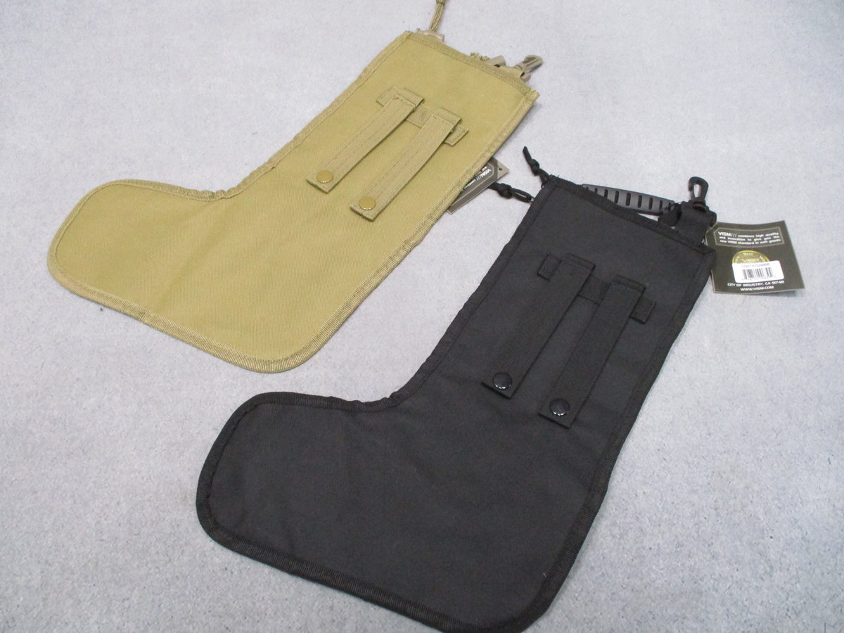 VISM NcSTAR Tactical Christmas Stockings 2PK Black Tan MOLLE NWT