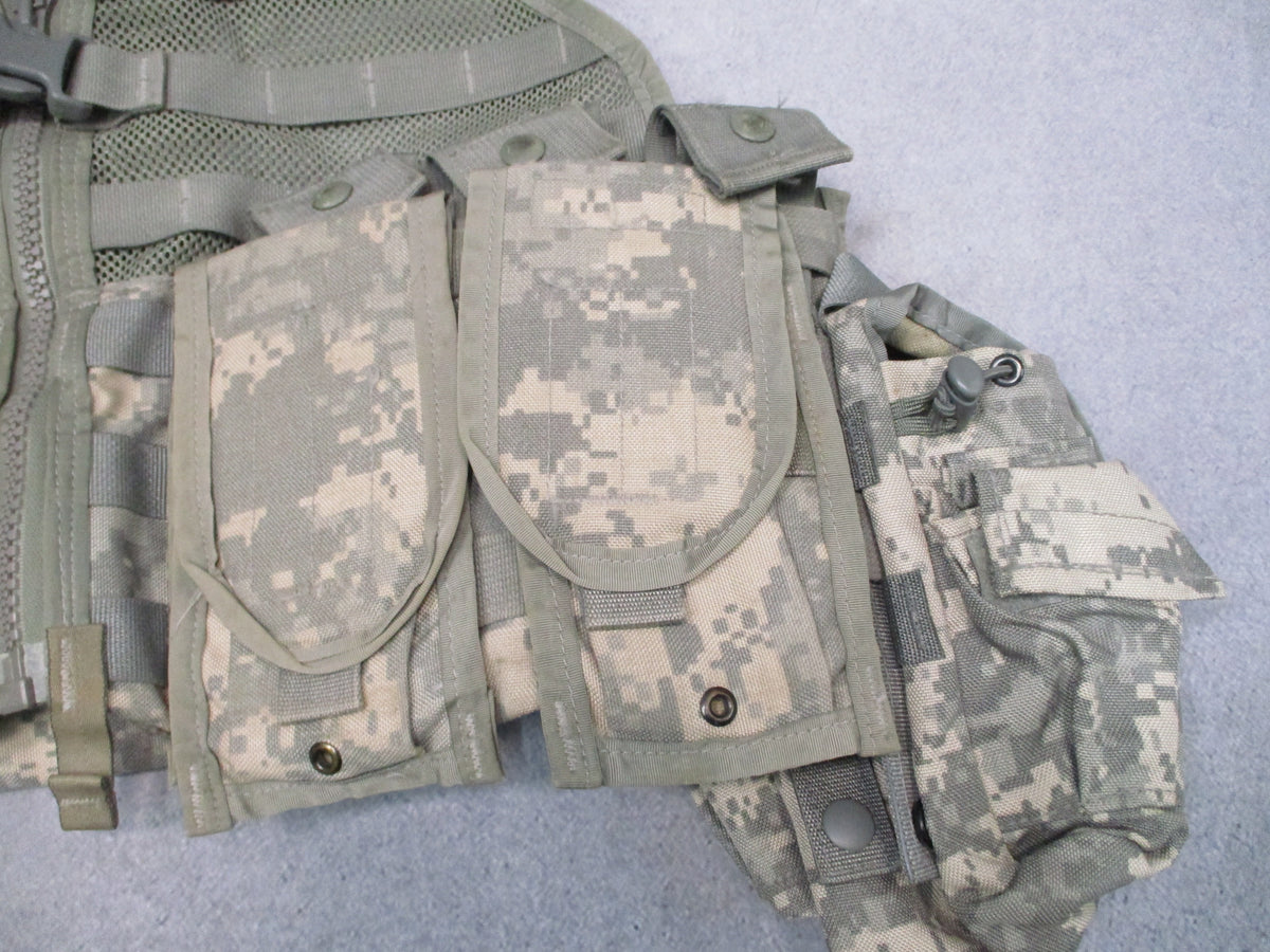 USGI MOLLE II FLC Vest ACU UCP 9 Pouch Rifleman Set NSN 8465-01-525-0577