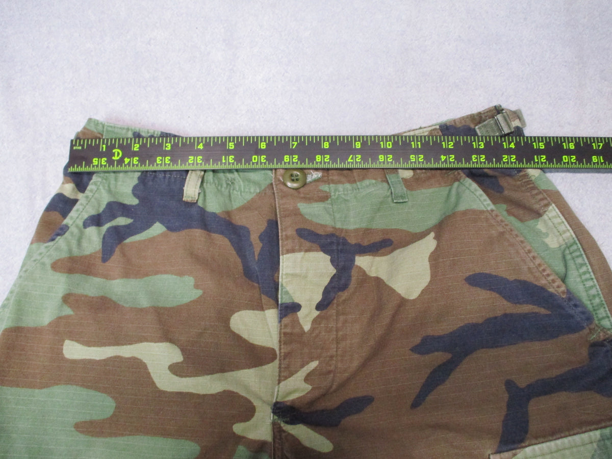 USGI Woodland BDU Trousers Small Short 27-31 NSN 8415-01-390-1062 Used