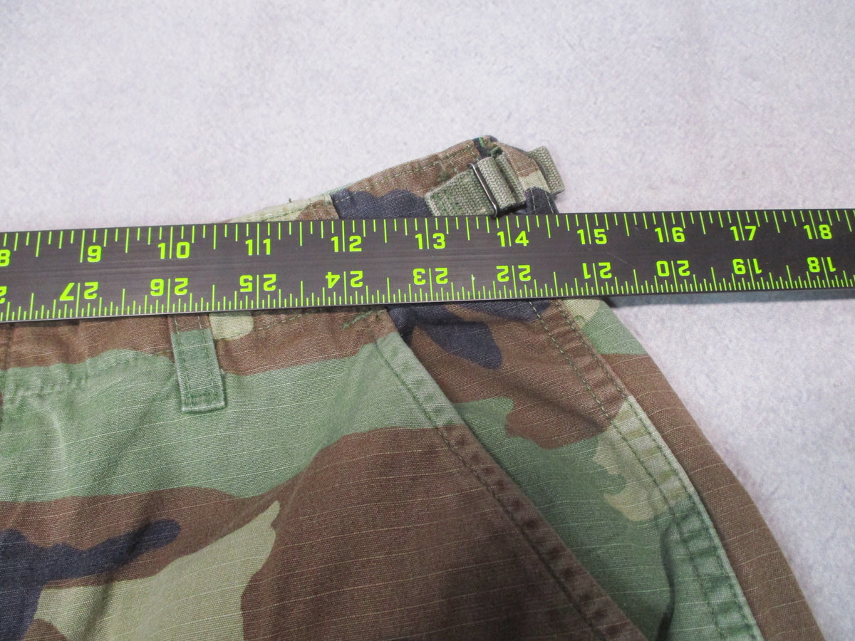 USGI Woodland BDU Trousers Small Short 27-31 NSN 8415-01-390-1062 Used