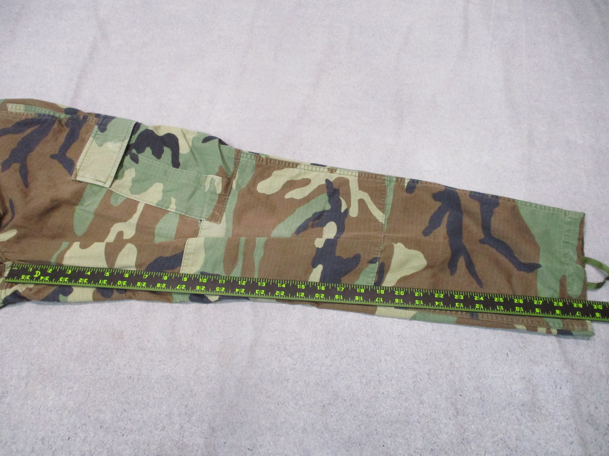 USGI Woodland BDU Trousers Small Short 27-31 NSN 8415-01-390-1062 Used