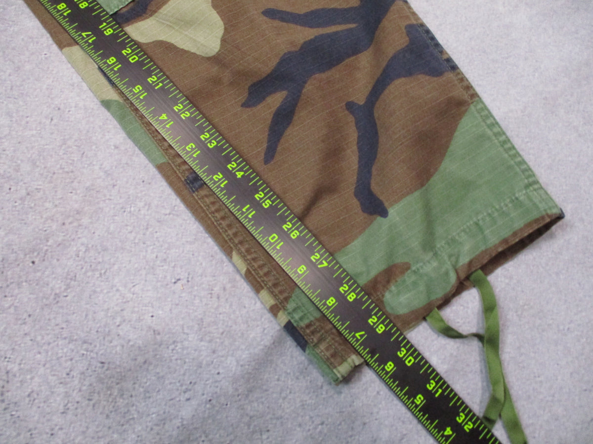 USGI Woodland BDU Trousers Small Short 27-31 NSN 8415-01-390-1062 Used
