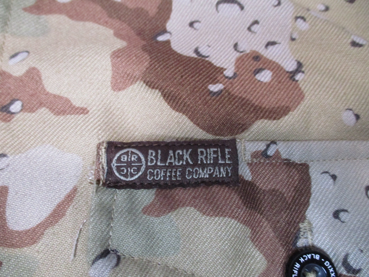Dixxon x Black Rifle Coffee Cup of Death Chocolate Chip Camo Flannel Shirt
