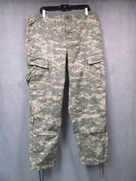 US Army ACU UCP Trousers Large Regular 35-39 NSN 8415-01-519-8435 Used