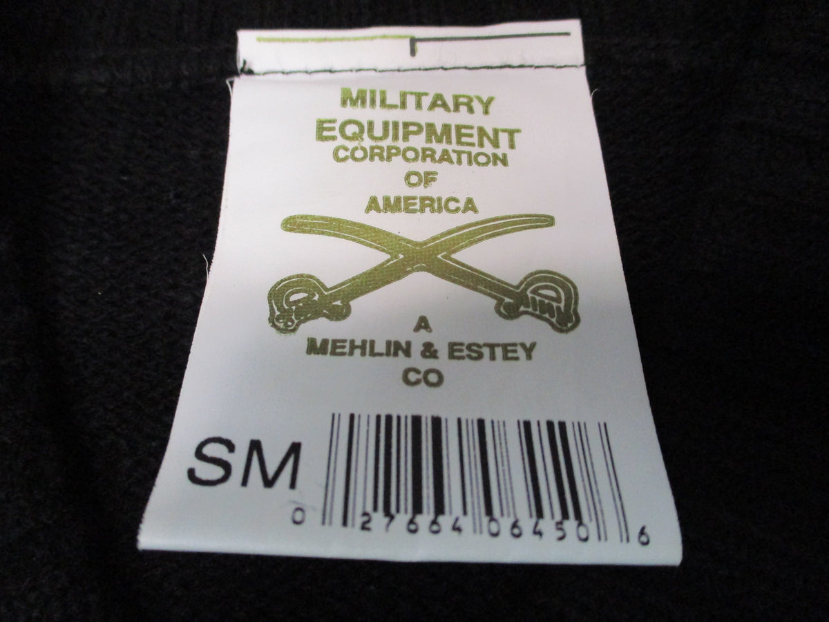Military Equipment Corporation of America Black Commando V-Neck Sweater Small