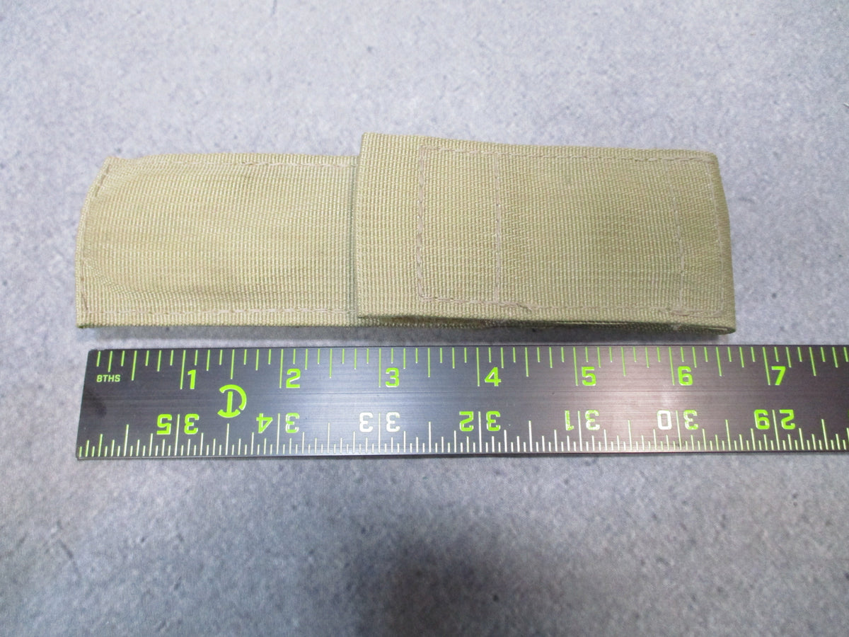 Ontario Knife USGI Strap Cutter Rescue Hook Tan 499 MOLLE Sheath Used
